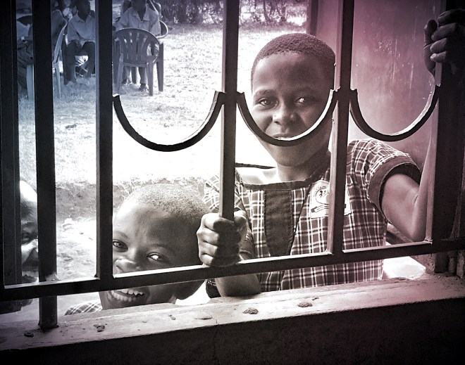 Kids thru Bars Gradient_Fotor