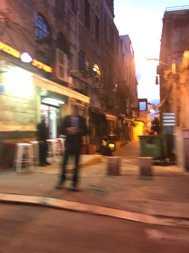 Abstract man on cell